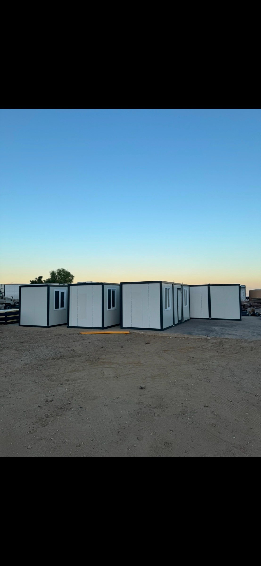 EROUnits offices staged at sunset