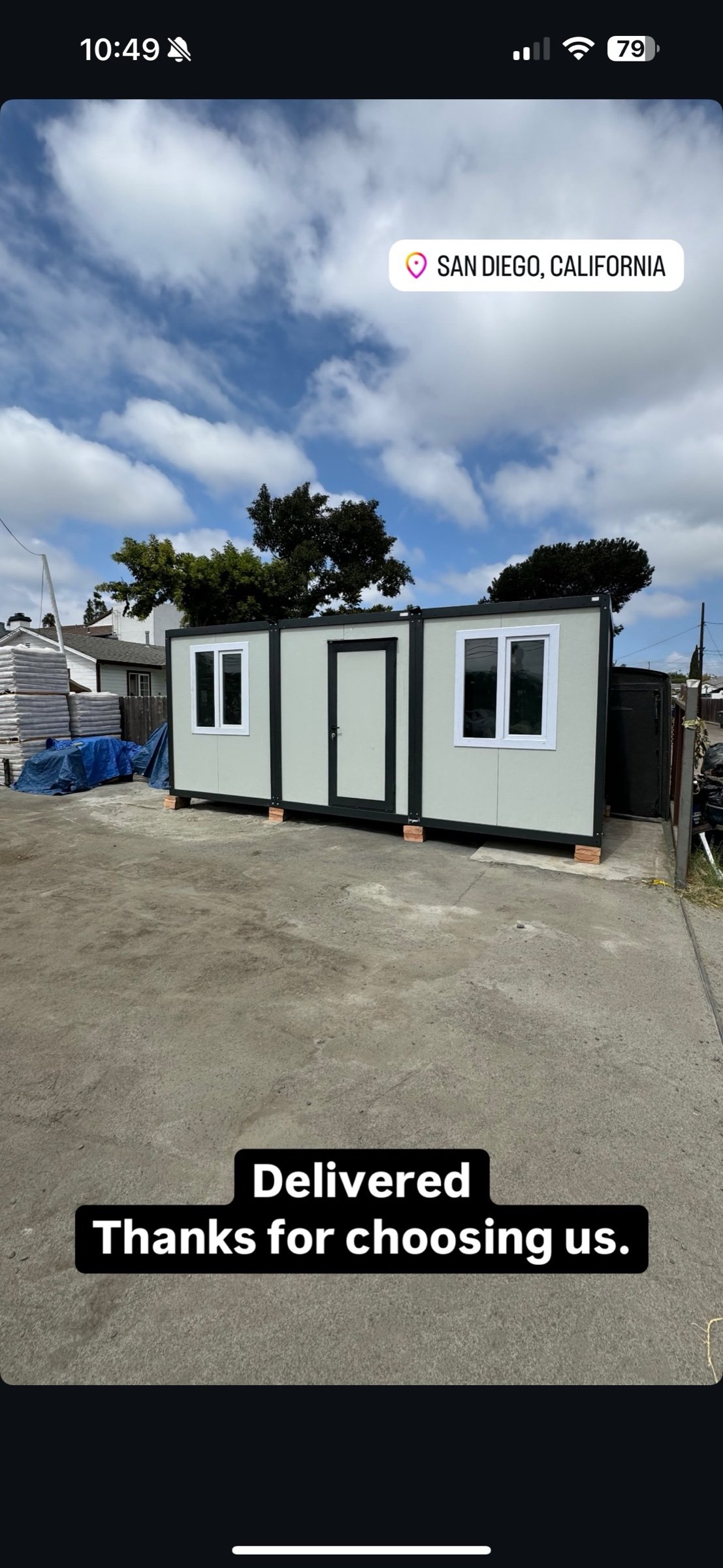 Delivered EROUnits office in San Diego