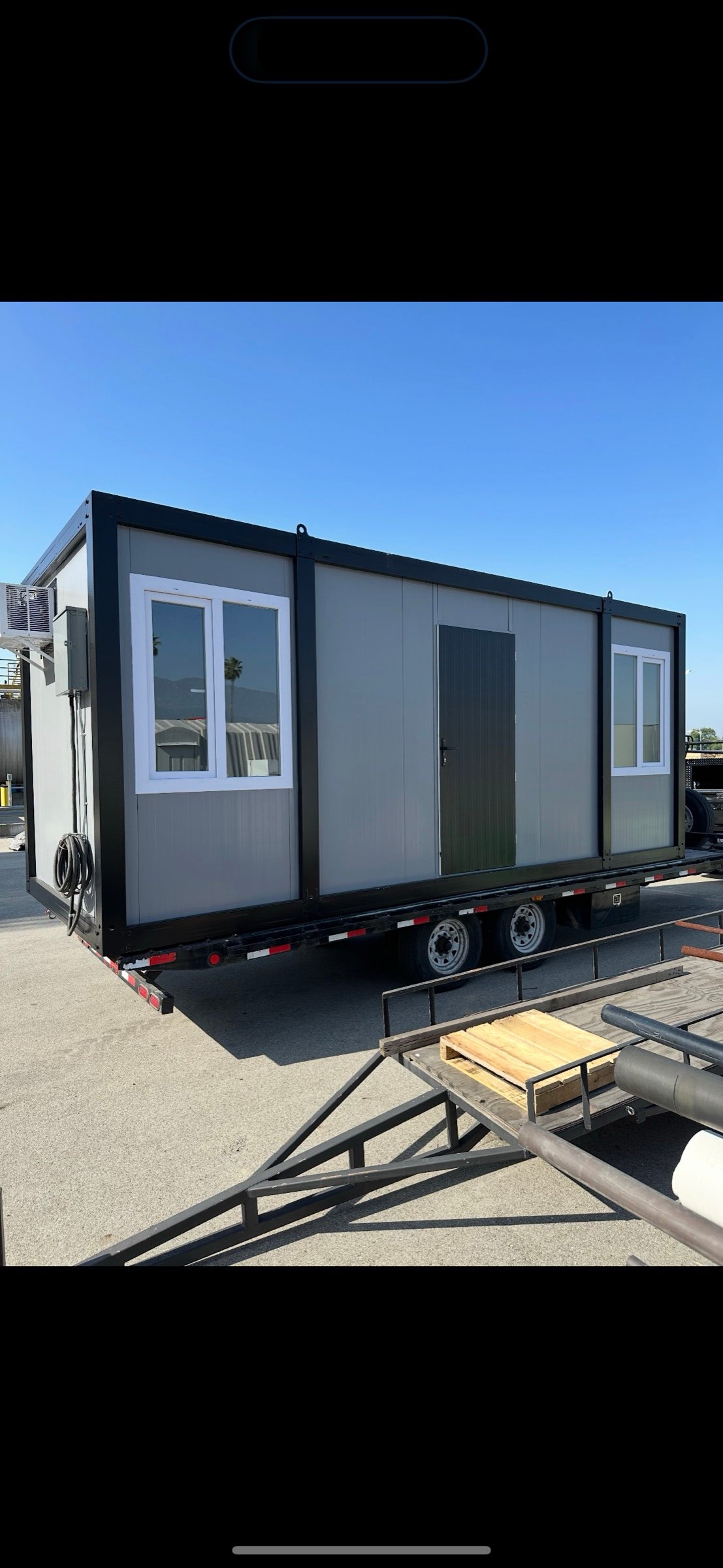 Long EROUnits office on a trailer